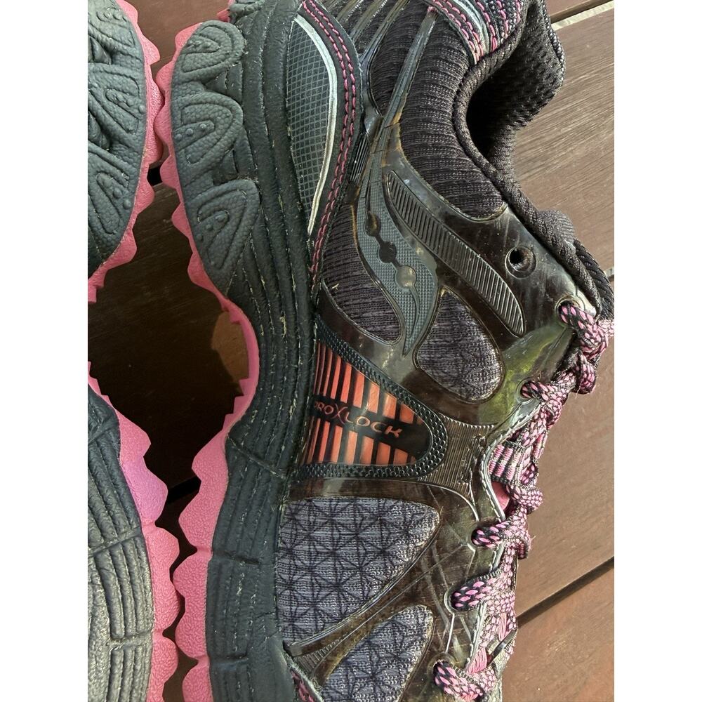Saucony Run Anywhere Women’s Running Shoes Size 7 Black Fuchsia Athletic - Picture 10 of 15